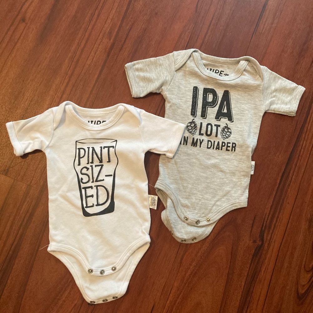 Craft Beer Onesies - never worn!